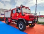 All-terrain off-road fire truck