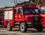 All-terrain off-road fire truck