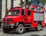 All-terrain off-road fire truck