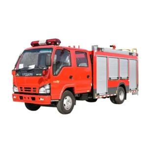 Camion de pompiers ISUZU avec citerne de 2035 litres