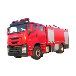 Caminhão de bombeiro ISUZU com tanque de água de 6300 litros